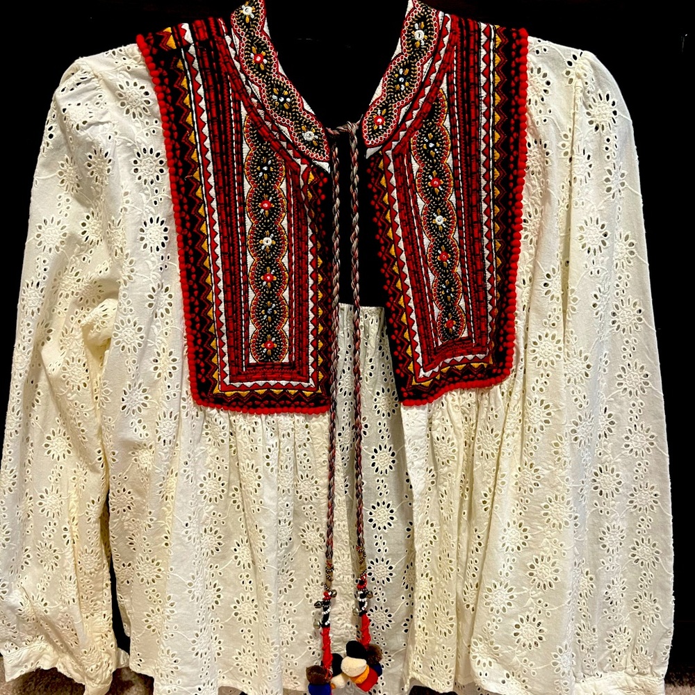 Zara open front top